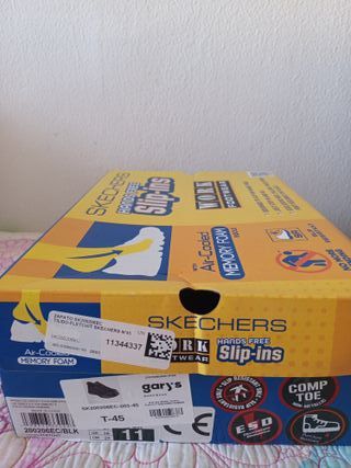 Zapatos de seguridad negros sin estrenar