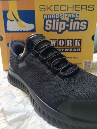 Zapatos de seguridad negros sin estrenar