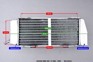 Radiadores Racing SUZUKI RMX 250 / S 1998 - 1999