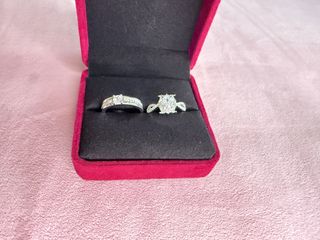 Anillos de boda de diamantes