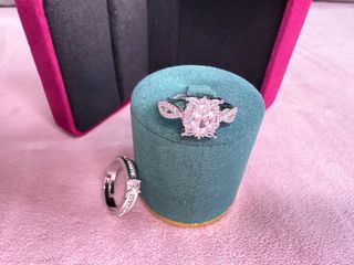 Anillos de boda de diamantes