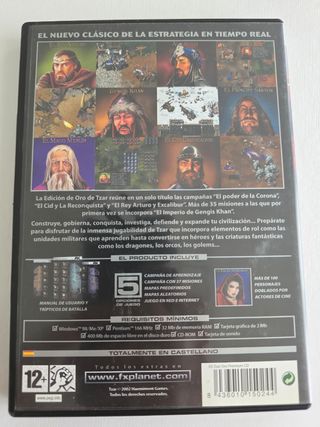 Tzar Edición de Oro PC CD-ROM