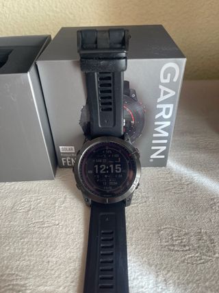 Reloj Garmin Fenix 7X Solar Negro/Rojo