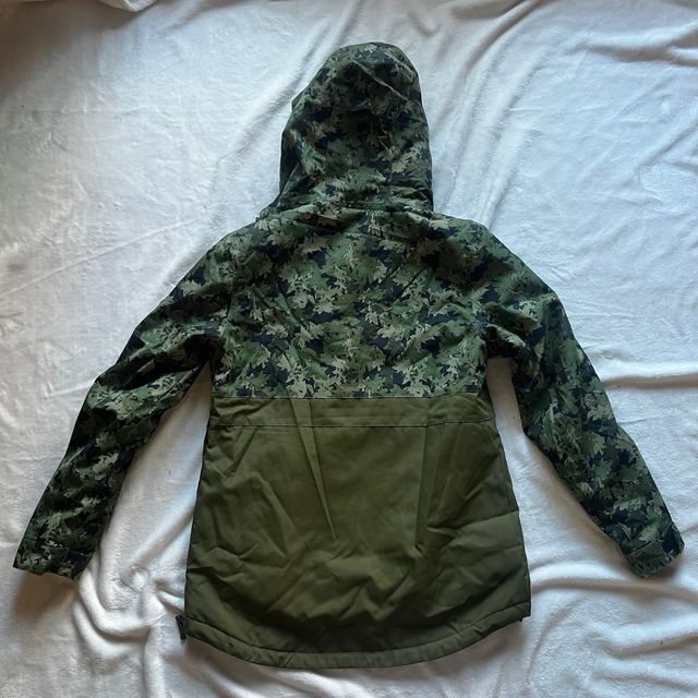 Chaqueta Anorak Verde Camuflaje