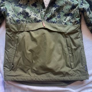 Chaqueta Anorak Verde Camuflaje