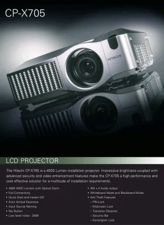 Proyector Hitachi como nuevo