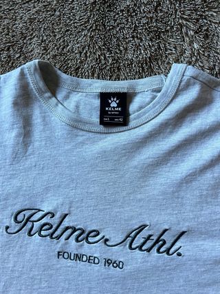 Camiseta Kelme Athl. Gris Manga Corta