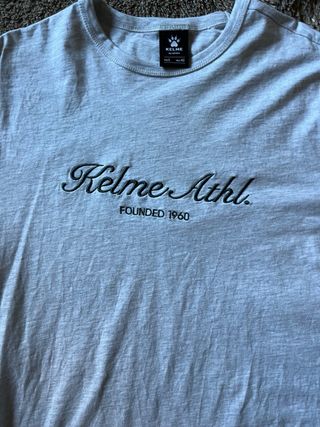 Camiseta Kelme Athl. Gris Manga Corta