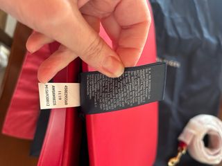 Borsa Tommy Hilfiger rossa ecopelle