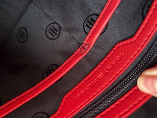 Borsa Tommy Hilfiger rossa ecopelle