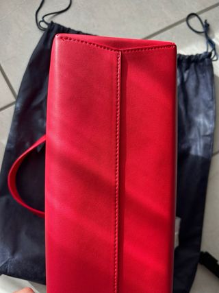 Borsa Tommy Hilfiger rossa ecopelle