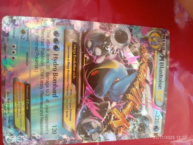 Carta Pokémon M Blastoise EX 30/146