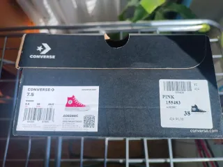 Zapatillas Converse Altas Talla 38 Rosas