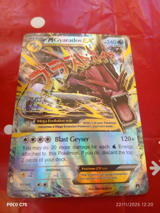 Carta Pokémon Mega Gyarados EX