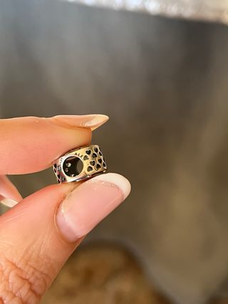 Charm Árbol de la Vida Plata y Negro