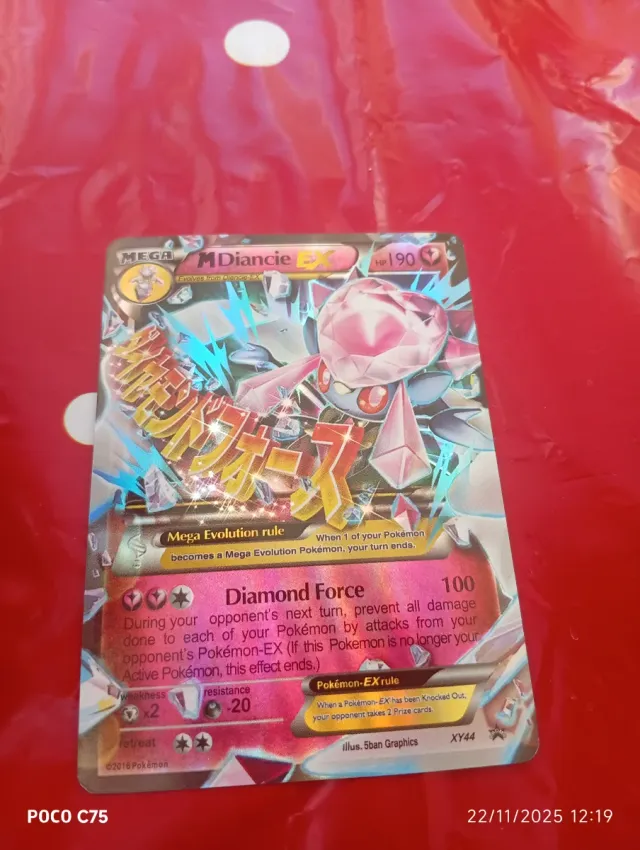 Carta Pokémon M Diancie EX XY44