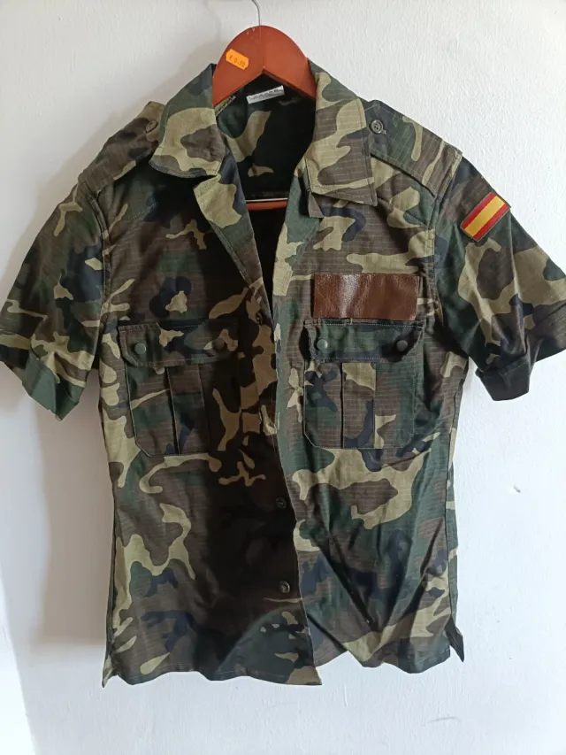 Camiseta militar niño camuflaje Talla M