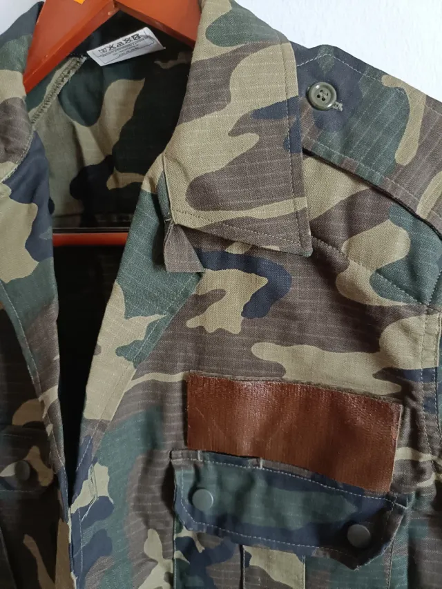 Camiseta militar niño camuflaje Talla M