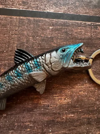 LLAVERO DE PESCA BARRACUDA PICUDA