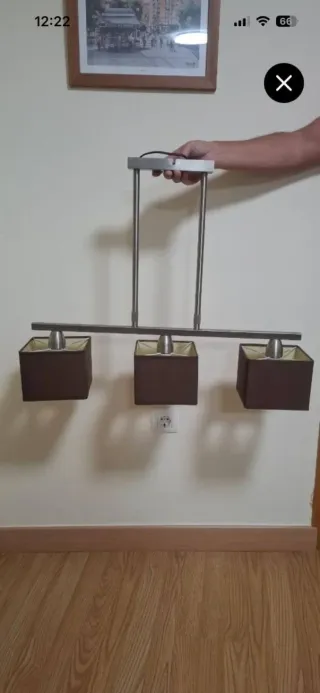 Lámpara de techo moderna 3 luces