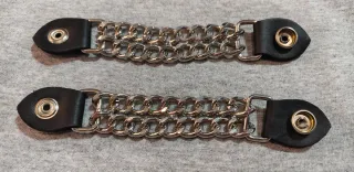 2 Extensores Chaleco Metal Piel Águila