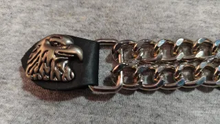 2 Extensores Chaleco Metal Piel Águila