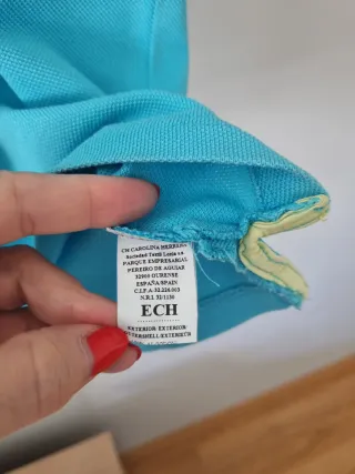Polo Carolina Herrera Azul Turquesa