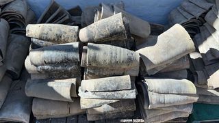 Tejas árabes antiguas terracota