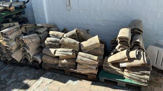 Tejas árabes antiguas terracota