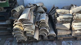 Tejas árabes antiguas terracota