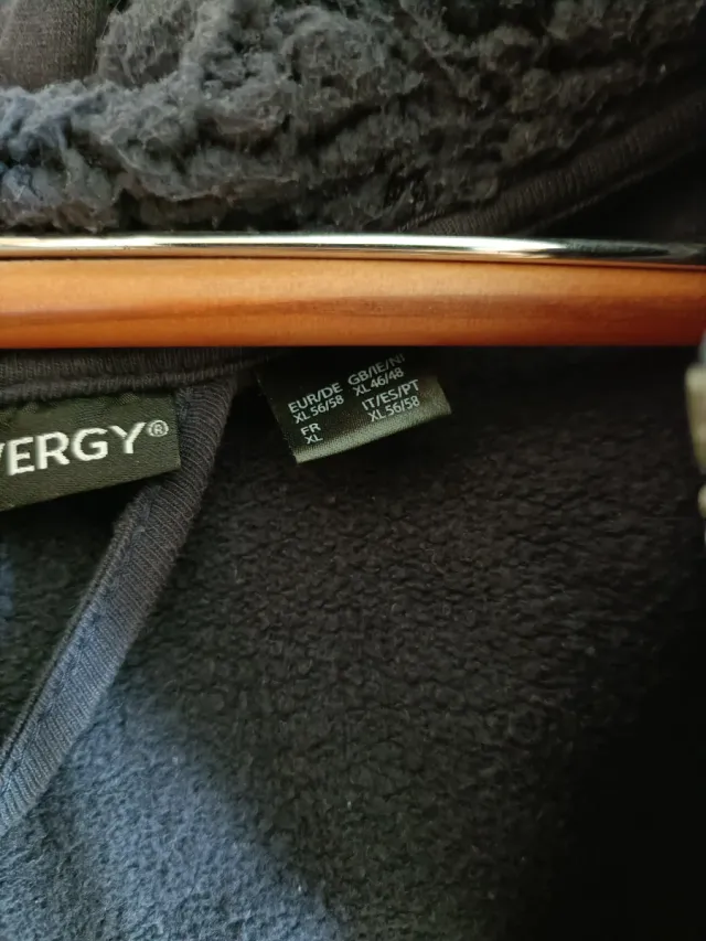 Chaquetas Gris Talla XL con Cremallera