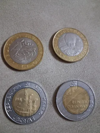 1000 lire 1999 500 lire 1990 1997 1991