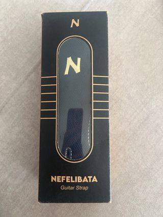 Correa de cuero para guitarra/bajo NEFELIBATA