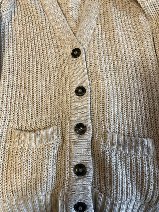 Chaqueta Zara  Beige con coderas y bolsillos