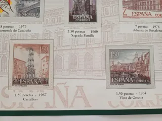 Láminas Sellos España sello a sello. El país.