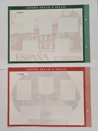 Láminas Sellos España sello a sello. El país.