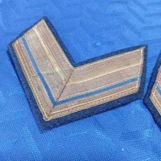 Coppia Gradi Sergente Aeronautica Militare Stoffa