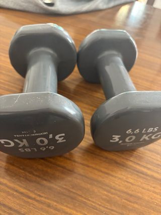 Mancuernas 3 kg Decathlon (2 unidades)