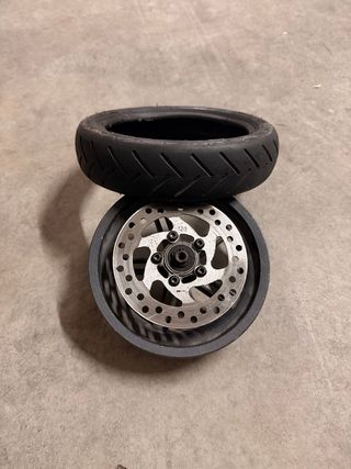 Rueda patinete eléctrico con disco