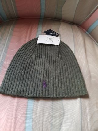 Conjunto Polo Ralph Lauren Gorro y Guantes Verde