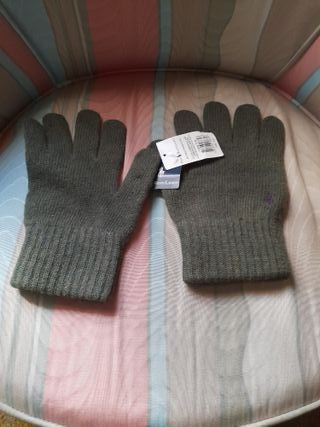 Conjunto Polo Ralph Lauren Gorro y Guantes Verde