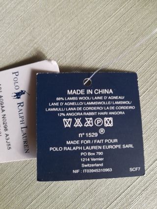 Conjunto Polo Ralph Lauren Gorro y Guantes Verde