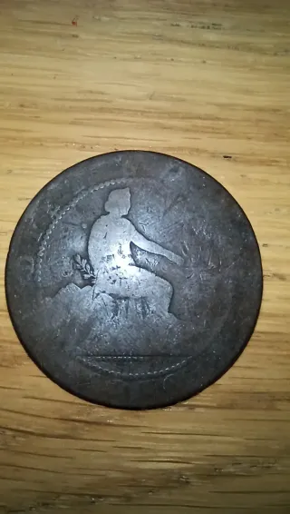 Moneda 10 céntimos 1870