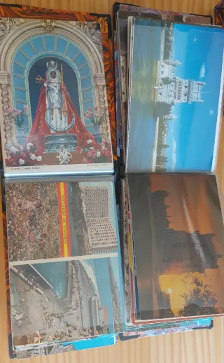 2 Archivadores con 160 Postales de Años 60
