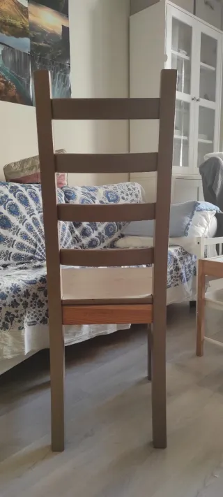 Silla madera IKEA Kaustby