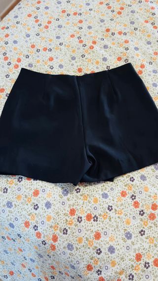 Falda pantalón Zara negra Talla XS
