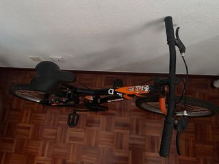Bicicleta BMX DENBIKE 20 Naranja/Negra