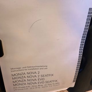 Silla de coche Recaro Monza Nova