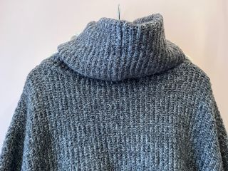 Jersey Zara Gris Cuello Alto Oversize T L