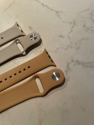 Cinturini per orologio beige e grigio